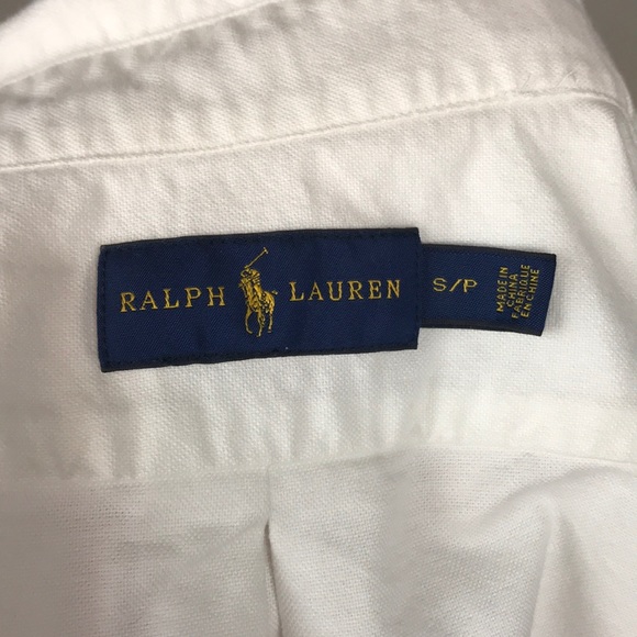 Ralph Lauren Oxford White Button-up shirt sz small - Picture 6 of 6